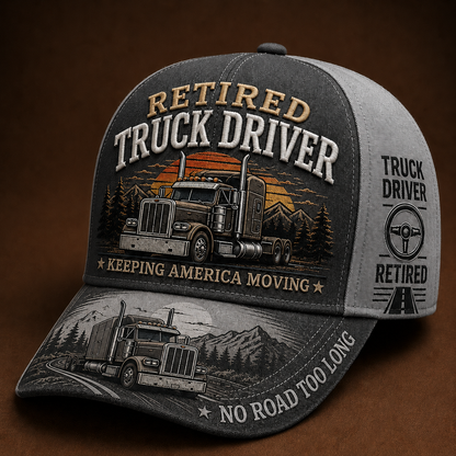 💥LAST DAY 49% OFF -🚛 RETIRED TRUCK DRIVER CAP