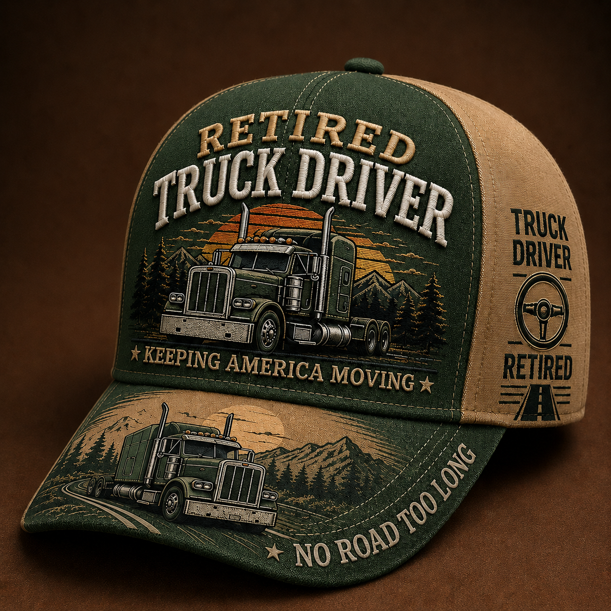 💥LAST DAY 49% OFF -🚛 RETIRED TRUCK DRIVER CAP