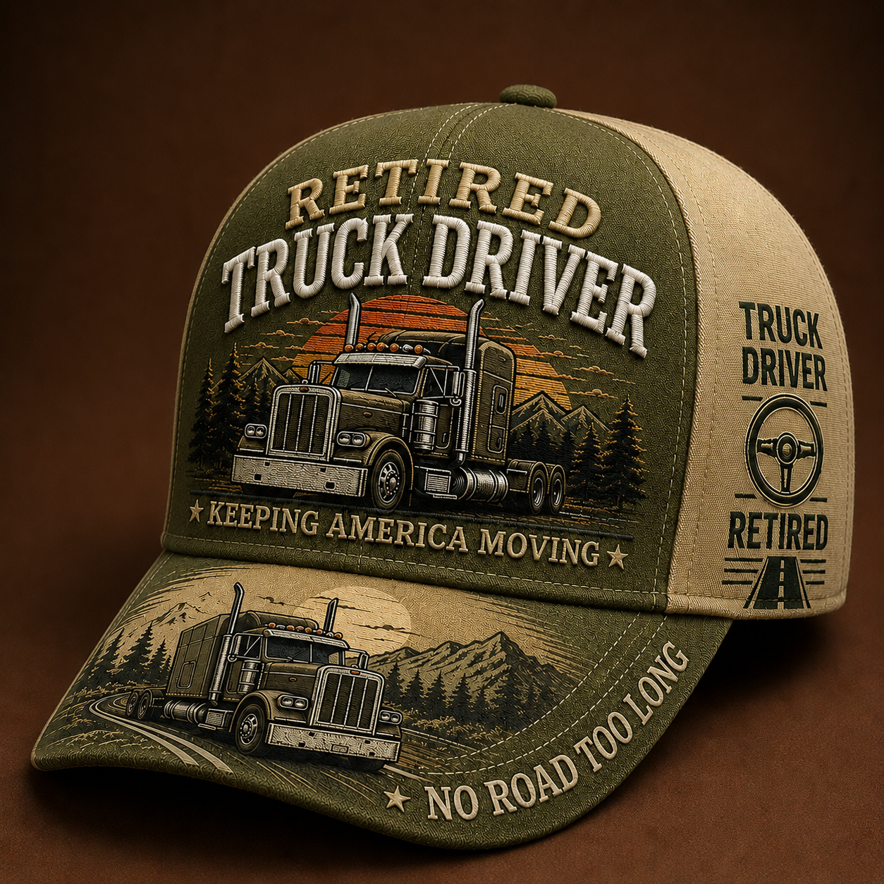 💥LAST DAY 49% OFF -🚛 RETIRED TRUCK DRIVER CAP