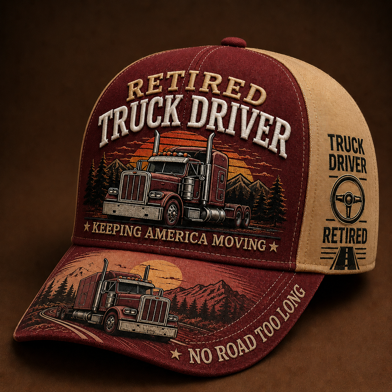 💥LAST DAY 49% OFF -🚛 RETIRED TRUCK DRIVER CAP
