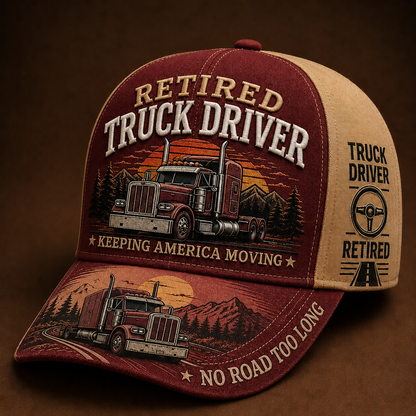 💥LAST DAY 49% OFF -🚛 RETIRED TRUCK DRIVER CAP