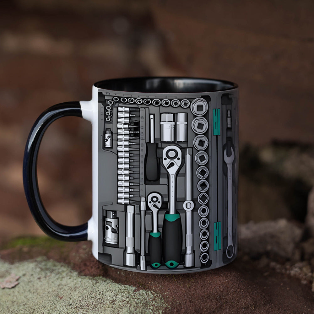 🔧 Mechanic Toolbox Mug – Craftsman-Style Tool Kit Coffee Cup ☕