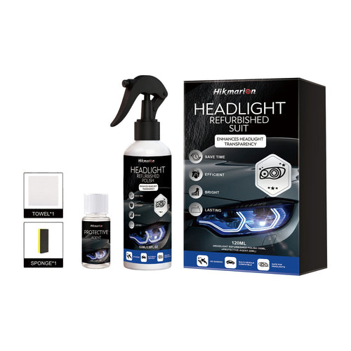🚘 Automotive Headlamp Restoration Fluid, Clears Oxidation, Yellowing & UV Protection