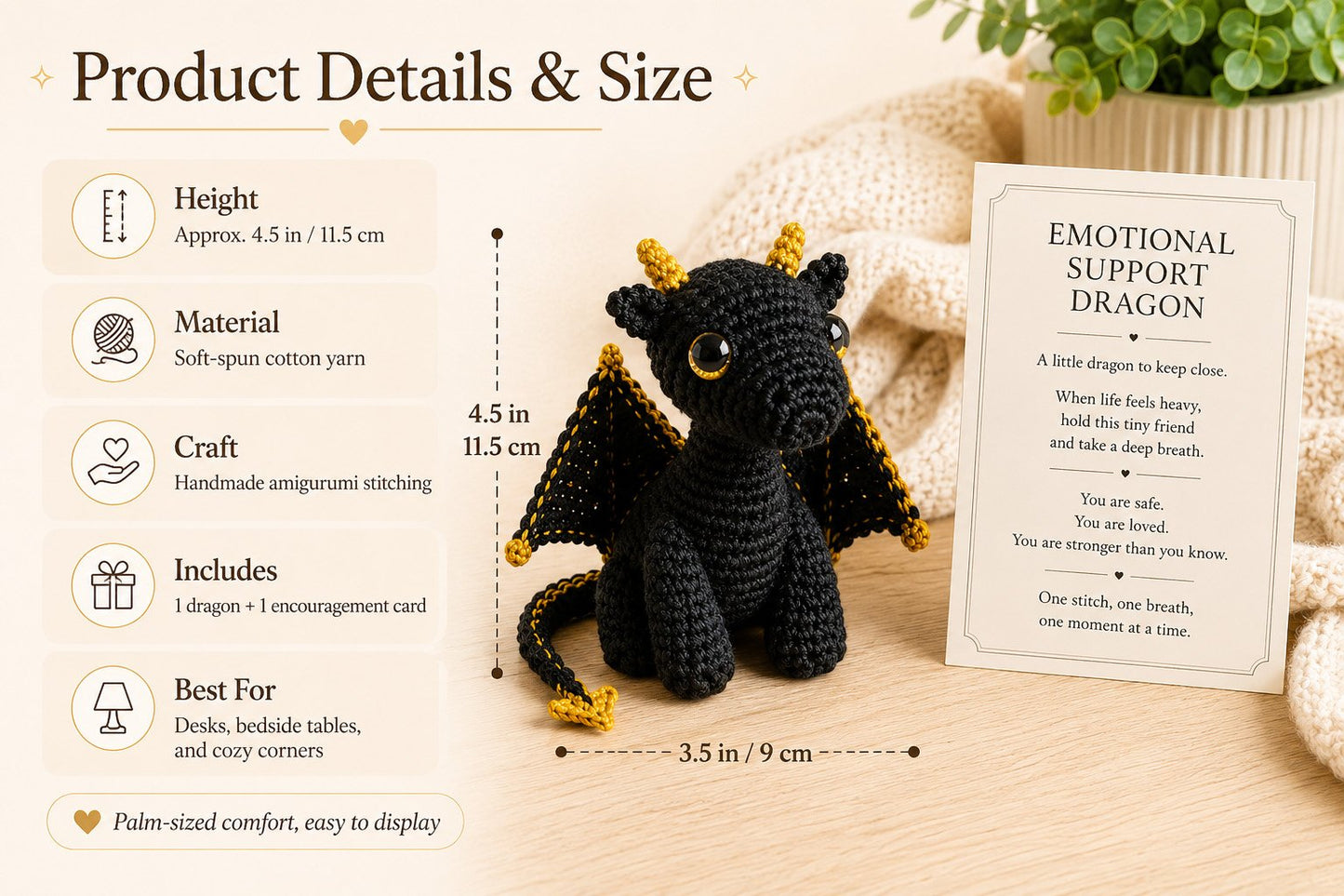 🔥Last Day: BUY 3 GET 1 FREE - 🐲💕Emotional Support Dragon Pocket Buddy