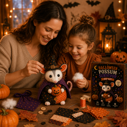 🎃🦡 Halloween Possum Survivor DIY Kit