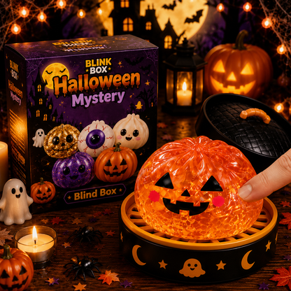 Cute Halloween Scary Ghost Maruko Squeeze Toy Set | Portable Stress Relief Toys, Halloween Party Fillers & Holiday Gifts