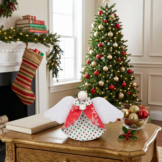Guardian Angel Christmas Ornaments Template -With Instructions