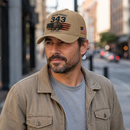 🧢Never Forget 343 Memorial Cap 🔥 Buy the Cap Get the Matching Tribute Coin FREE