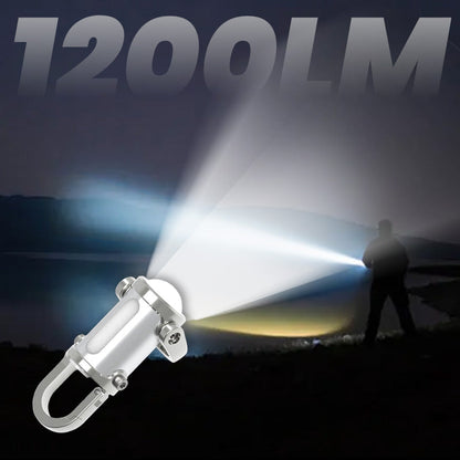 🔦1200-Lumen Super Bright Mini Keychain Flashlight Waterproof