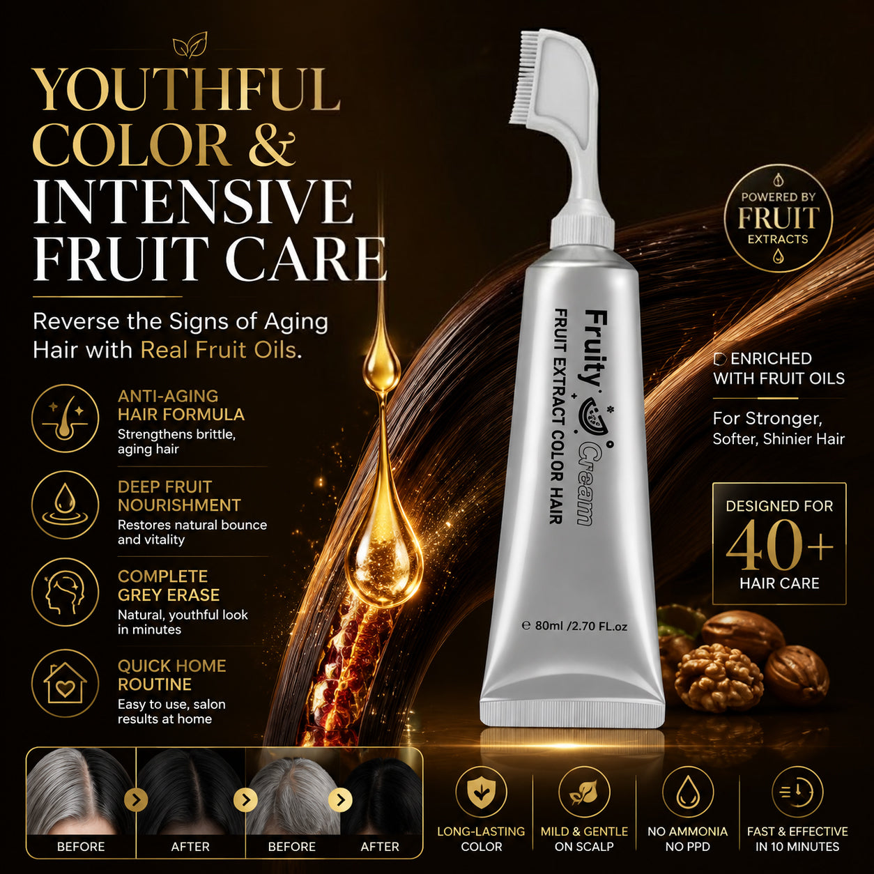 📢📢BUY 2 GET 1 FREE !! ⏰Vibrant, Long-Lasting Hair Color (With ZERO Damage!) ✨