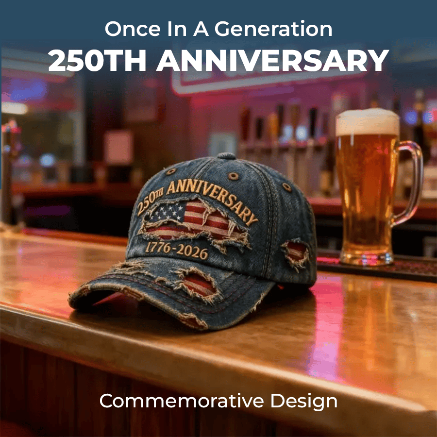 🎉 🔥49% Off Sale on July 4---Handmade US 250th Anniversary Casual Print Hat