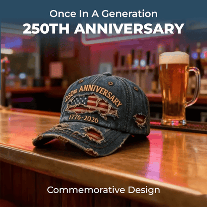 🎉 🔥49% Off Sale on July 4---Handmade US 250th Anniversary Casual Print Hat