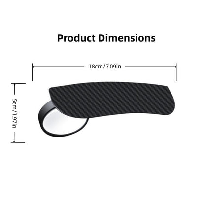 🔥2-Pack Car Side Mirror Rain Visors with 360° Blind Spot Mirrors – Clearer View for Safer Driving🔥