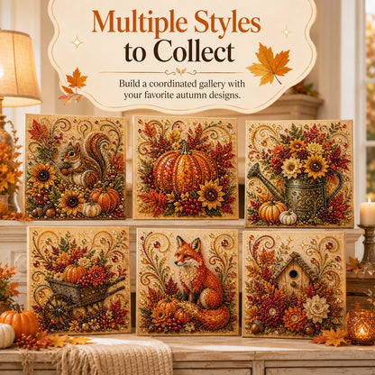 🔥Last Day 49% OFF - 🍂✨Autumn Pearl Painting Kit - Relaxing DIY Craft to Create Sparkling Fall Artwork