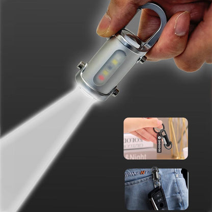 🔦1200-Lumen Super Bright Mini Keychain Flashlight Waterproof