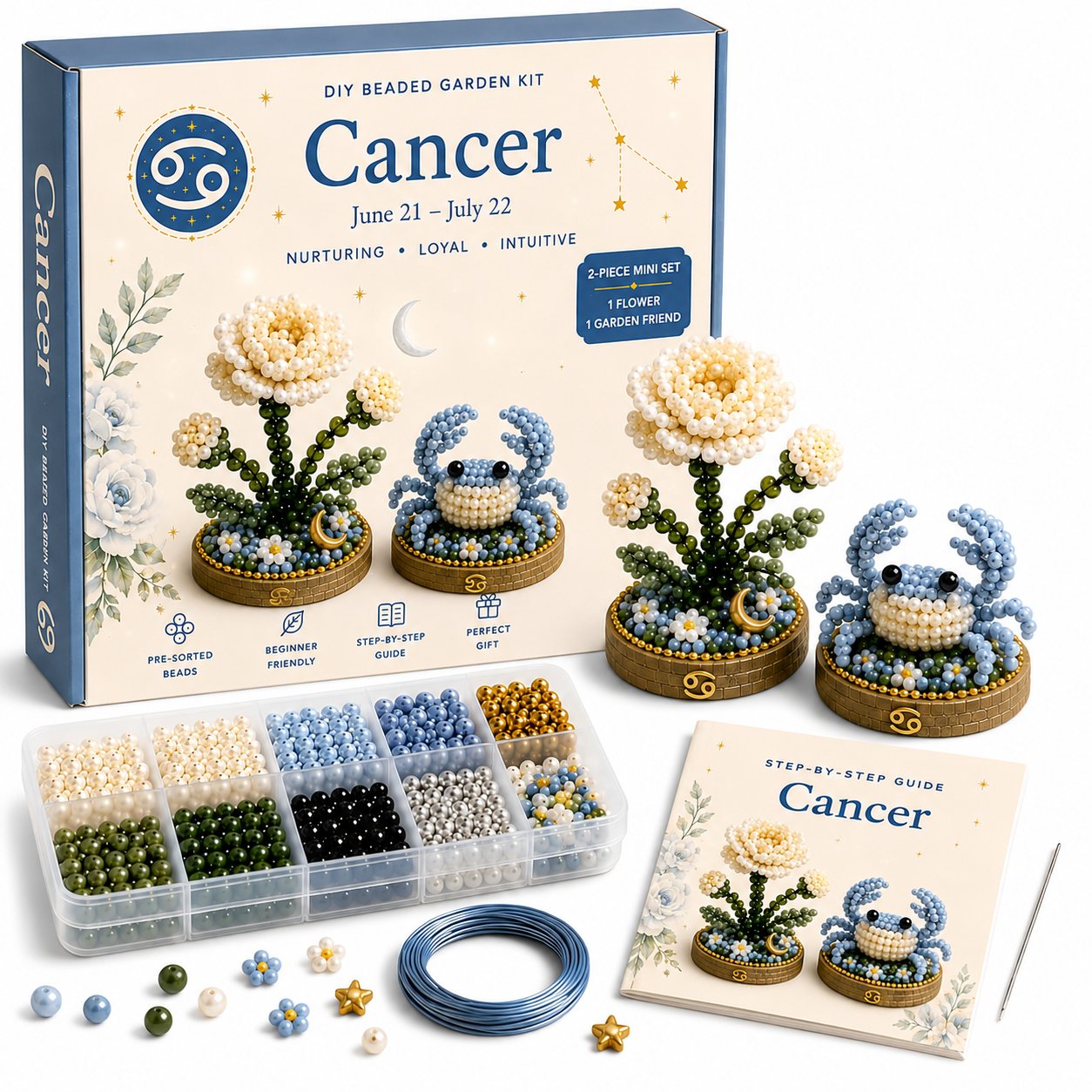 12 Zodiac Signs DIY Beaded Garden Craft Kit