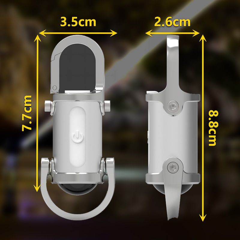 🔦1200-Lumen Super Bright Mini Keychain Flashlight Waterproof