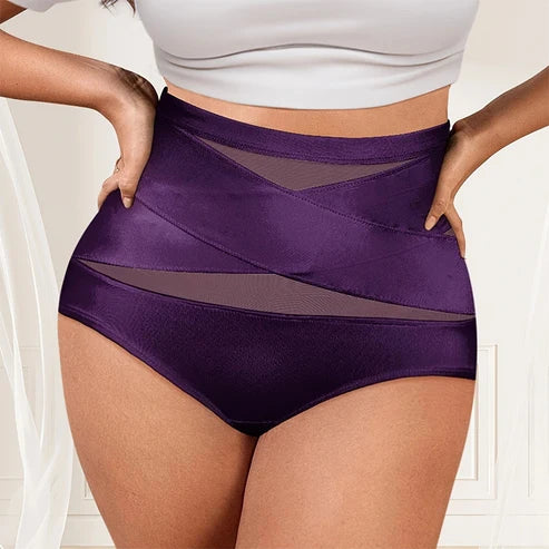 ✨LAST DAY BUY 1 GET 2 FREE✨Plus-Size High-Waist Cross Tummy Control Panties