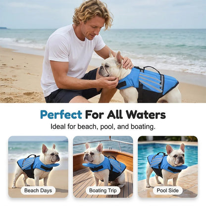 🥳2026 HOT SALE🥳 Reflective Angel Wing Dog Life Jacket – High‑buoyancy, quick‑rescue handle & breathable mesh. Reflective strips for evening swims.
