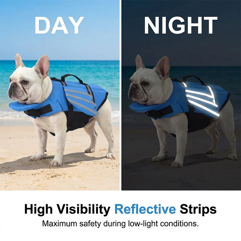 🥳2026 HOT SALE🥳 Reflective Angel Wing Dog Life Jacket – High‑buoyancy, quick‑rescue handle & breathable mesh. Reflective strips for evening swims.
