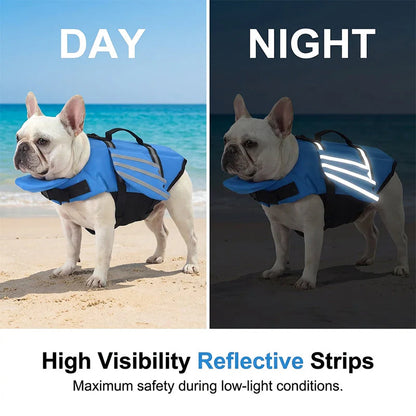🥳2026 HOT SALE🥳 Reflective Angel Wing Dog Life Jacket – High‑buoyancy, quick‑rescue handle & breathable mesh. Reflective strips for evening swims.