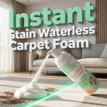 🔥Limited Time Promotion 50% OFF-Waterless Carpet Foam Stain Remover with Towel