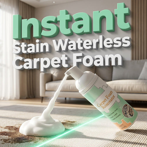 🔥Limited Time Promotion 50% OFF-Waterless Carpet Foam Stain Remover with Towel