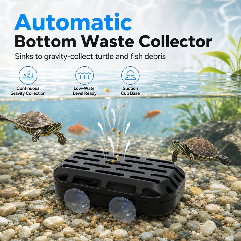 Turtle Tank Poop Collector & Aquarium Waste Cleaner – Ovornix