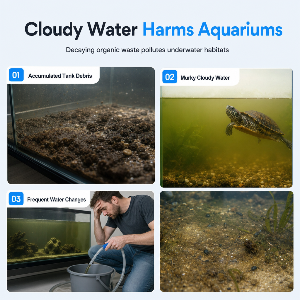 Turtle Tank Poop Collector & Aquarium Waste Cleaner – Ovornix
