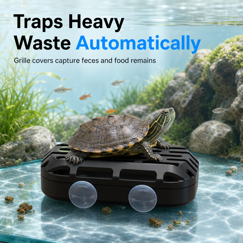 Turtle Tank Poop Collector & Aquarium Waste Cleaner – Ovornix